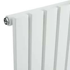 Hudson Reed Sloane 600 X 586mm Horizontal Single Panel Radiator - Satin White