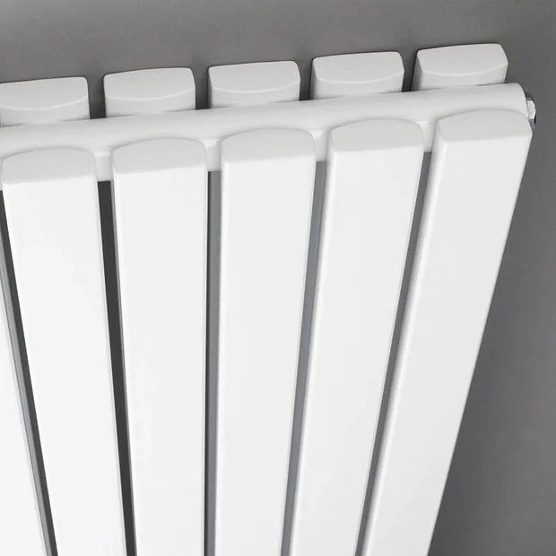Hudson Reed Sloane 600 X 412mm Horizontal Double Panel Radiator - Satin White 5 Hudson Reed Sloane 600 X 412mm Horizontal Double Panel Radiator - Satin White - Image 3