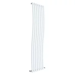 Hudson Reed Revive Wave 1785 X 413mm Designer Radiator - Gloss White