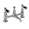 Urlington Bathroom Burlington Kensington Black Bridge Basin Mixer With Plug & Chain Waste 1 Urlington Bathroom Burlington Kensington Black Bridge Basin Mixer With Plug & Chain Waste -Bathroom Extractor Fans Sales ke10bla l