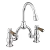 Urlington Bathroom Burlington Kensington Walnut Arch Basin Mixer With Curved Spout (230mm Centres)