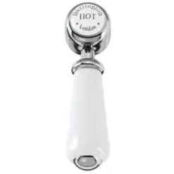 Urlington Bathroom Burlington Kensington Regent - Chrome Basin Mixer Tap With Click-Clack Waste