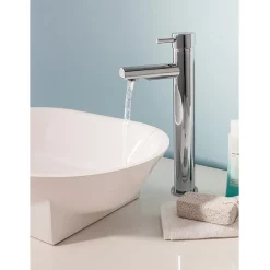 Crosswater Kai Lever Tall Monobloc Basin Mixer Tap