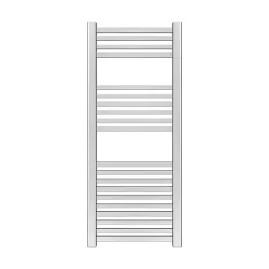 Victorian Plumbing Cube Heated Towel Rail - Chrome (500 X 1200mm) -Bathroom Extractor Fans Sales kub512c d2