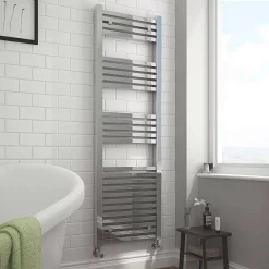 Victorian Plumbing Cube Heated Towel Rail - Chrome (500 X 1420mm)