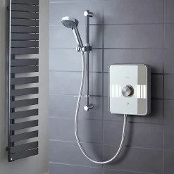 Aqualisa - Lumi Electric Shower With Adjustable Head - Chrome -Bathroom Extractor Fans Sales lme8501 d1n