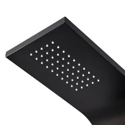 Milan Bathroom Milan Shower Tower Panel - Matt Black (Thermostatic) -Bathroom Extractor Fans Sales mb3bsp d2