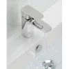 Crosswater - Serene Monobloc Basin Mixer With Click Clack Waste -Bathroom Extractor Fans Sales mbsn110n d1