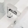 Crosswater Style Monobloc Basin Mixer + Waste -Bathroom Extractor Fans Sales mbst110n d1