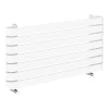Milan Bathroom Milan Curved White 1000 X 500 Horizontal Designer Flat Panel Heated Towel Rail -Bathroom Extractor Fans Sales mctr5105w3 d3