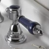 Heritage Bathroom Heritage Glastonbury Midnight Blue Mono Basin Mixer With Pop-up Waste -Bathroom Extractor Fans Sales midnight blue nnnnn