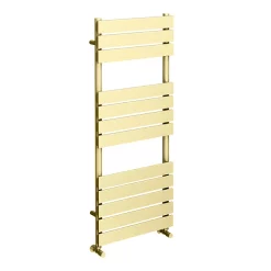 Arezzo Brushed Brass 1200 X 500 Heated Towel Rail