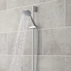 Victorian Plumbing Modern Cool Touch Shower Bar Valve + Slider Rail Kit -Bathroom Extractor Fans Sales moderncooltouchshowerbarvalvesliderrailkitnd2