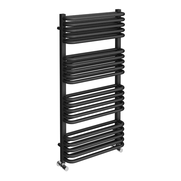 Monza Bathroom Monza 500 X 1000 Anthracite Designer D-Shaped Heated Towel Rail 5 Monza Bathroom Monza 500 X 1000 Anthracite Designer D-Shaped Heated Towel Rail - Image 3