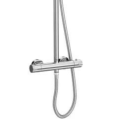 Monza­­ Bathroom Monza Modern Round Thermostatic Shower (300mm Head - Chrome) -Bathroom Extractor Fans Sales mza03h d1