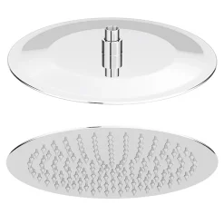 Monza­­ Bathroom Monza Modern Round Thermostatic Shower (300mm Head - Chrome)