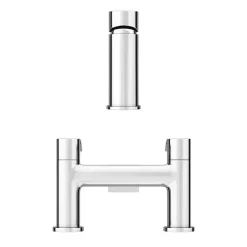Victorian Plumbing Nexus Modern Tap Package (Bath + Basin Tap) -Bathroom Extractor Fans Sales nexpk d4