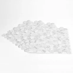 Fine Decor Wallpap Hexagon Marble Peel & Stick Backsplash Tiles - Pack Of 4 -Bathroom Extractor Fans Sales nh2359 d2