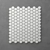 Victorian Plumbing Otsu Hexagon Mosaic Tile Sheet Gloss White - 300 X 260mm -Bathroom Extractor Fans Sales othxgw lrg1