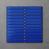 Victorian Plumbing Otsu Kit-Kat Mosaic Tile Sheet Gloss Blue - 295 X 295mm -Bathroom Extractor Fans Sales otkkgb lrg1