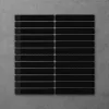Victorian Plumbing Otsu Kit-Kat Mosaic Tile Sheet Gloss Black - 295 X 295mm