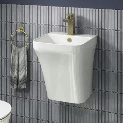 Victorian Plumbing Otsu Concave Kit-Kat Mosaic Tile Sheet Gloss Grey Speckled - 295 X 295mm -Bathroom Extractor Fans Sales otkkggs d2