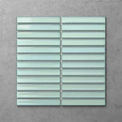 Victorian Plumbing Otsu Kit-Kat Mosaic Tile Sheet Gloss Light Teal - 295 X 295mm 7 Victorian Plumbing Otsu Kit-Kat Mosaic Tile Sheet Gloss Light Teal - 295 X 295mm -Bathroom Extractor Fans Sales otkkglt l2