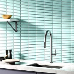 Victorian Plumbing Otsu Kit-Kat Mosaic Tile Sheet Gloss Light Teal - 295 X 295mm 6 Victorian Plumbing Otsu Kit-Kat Mosaic Tile Sheet Gloss Light Teal - 295 X 295mm -Bathroom Extractor Fans Sales otkkglt l3