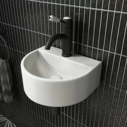 Victorian Plumbing Otsu Kit-Kat Mosaic Tile Sheet Matt Black - 295 X 295mm -Bathroom Extractor Fans Sales otkkmb d1