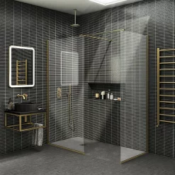 Victorian Plumbing Otsu Kit-Kat Mosaic Tile Sheet Matt Black - 295 X 295mm -Bathroom Extractor Fans Sales otkkmb d3