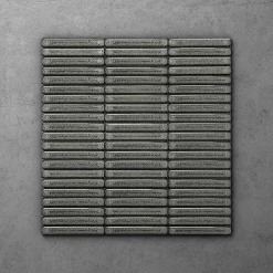 Victorian Plumbing Otsu Mini Kit-Kat Mosaic Tile Sheet Gloss Grey Speckled - 290 X 280mm -Bathroom Extractor Fans Sales otmkkggs l3