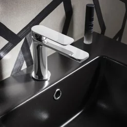 Crosswater Pier Monobloc Basin Mixer - Chrome