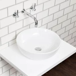Victorian Plumbing Primo Wall Mounted Tap Package (Bath + Basin Tap)