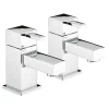 Bristan - Quadrato Basin Taps - Chrome 1 Bristan - Quadrato Basin Taps - Chrome -Bathroom Extractor Fans Sales qd12c l