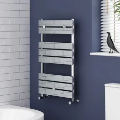 Milan Bathroom Milan Heated Towel Rail 840mm X 500mm Chrome