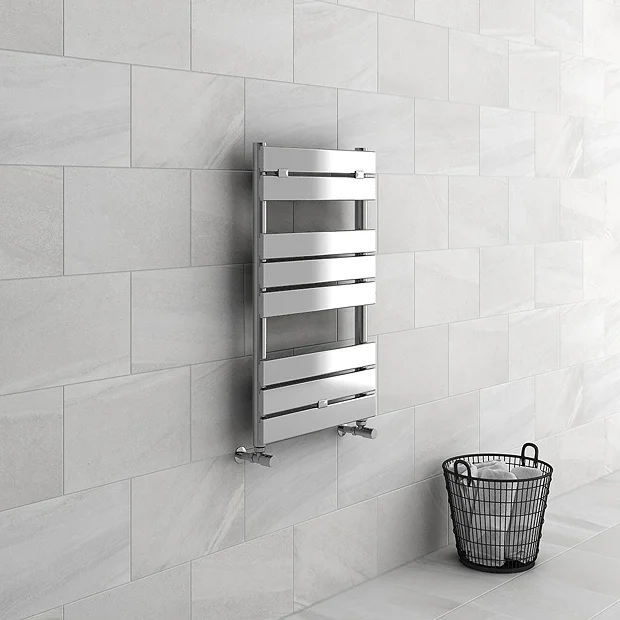 Milan Bathroom Milan Heated Towel Rail 840mm X 500mm Chrome 4 Milan Bathroom Milan Heated Towel Rail 840mm X 500mm Chrome - Image 2