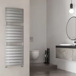 Milan Bathroom Milan Curved Heated Towel Rail 1512mm X 493mm Chrome