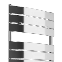 Milan Bathroom Milan Curved Heated Towel Rail 1213mm X 493mm Chrome