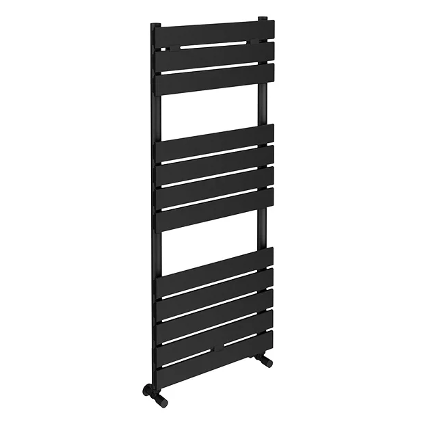 Milan Bathroom Milan Matt Black H1213mm X W500mm Heated Towel Rail 5 Milan Bathroom Milan Matt Black H1213mm X W500mm Heated Towel Rail - Image 3