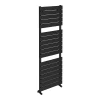 Milan Bathroom Milan Matt Black 1512 X 500mm Heated Towel Rail -Bathroom Extractor Fans Sales rad15mb detail1
