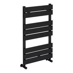 Milan Bathroom Milan Matt Black 840mm X 500mm Heated Towel Rail -Bathroom Extractor Fans Sales rad8mb detail1