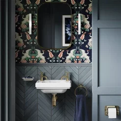 Urlington Bathroom Burlington Riviera Art Deco Gold Basin Pillar Taps