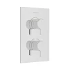 Heritage Bathroom Heritage Dartmouth 2 Outlet Twin Concealed Thermostatic Shower Valve - Chrome -Bathroom Extractor Fans Sales sdac01