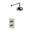 Heritage Bathroom Heritage Dawlish Concealed Valve With 6" Fixed Head - Brushed Nickel 1 Heritage Bathroom Heritage Dawlish Concealed Valve With 6" Fixed Head - Brushed Nickel -Bathroom Extractor Fans Sales sdcdual12
