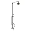 Heritage Bathroom Heritage Dawlish Exposed Shower With Premium Fixed Riser Kit & Diverter To Handset - Brushed Nickel 2 Heritage Bathroom Heritage Dawlish Exposed Shower With Premium Fixed Riser Kit & Diverter To Handset - Brushed Nickel -Bathroom Extractor Fans Sales sdcdual15