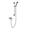 Heritage Bathroom Heritage Glastonbury Exposed Shower With Premium Flexible Riser Kit - Brushed Nickel -Bathroom Extractor Fans Sales sgsin07
