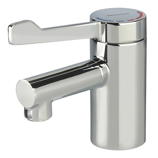 Bristan Solo2 TMV3 Mono Basin Mixer Tap With Long Lever Handle 4 Bristan Solo2 TMV3 Mono Basin Mixer Tap With Long Lever Handle - Image 2