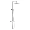Crosswater - Atoll Square Multifunction Thermostatic Shower Valve And Kit -Bathroom Extractor Fans Sales sq600wc l