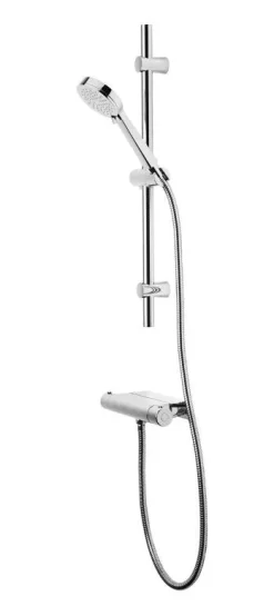 Tavistock Quantum Thermostatic Bar Valve Shower System With Accessory Shelf