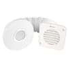 Xpelair Simply Silent SSISFC 4"/100mm Illumi Round Shower Fan -Bathroom Extractor Fans Sales ssisfcl